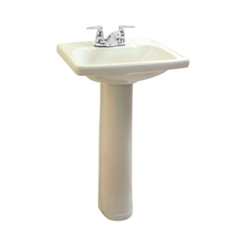 LAVABO URBAN Y PEDESTAL CIVIC HUESO CORONA 5902031